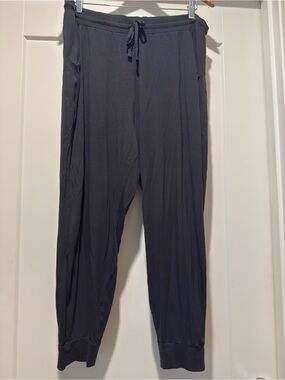 Tommy John Black Drawstring Track Joggers